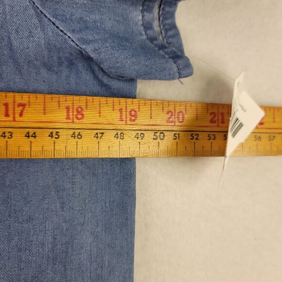 Pendleton Heritage Tala Floral Embroidered Denim Dress Size S Blue Cotton New - Picture 10 of 12